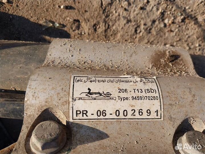 Балка подвески задняя Peugeot 206 седан KFW 2007