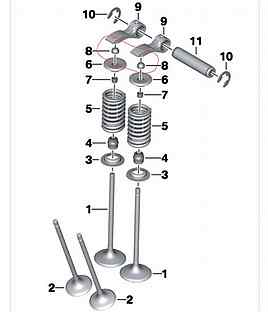 Полушария для регулировки клапанов мотоциклов BMW