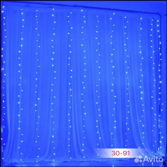 Гирлянда штора 3х3