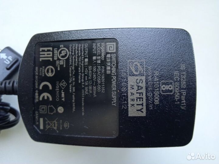 Блок питания Ingenico psac 05R-050 (5V/1A)