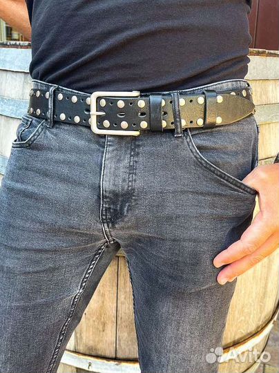 Ремень кожаный 