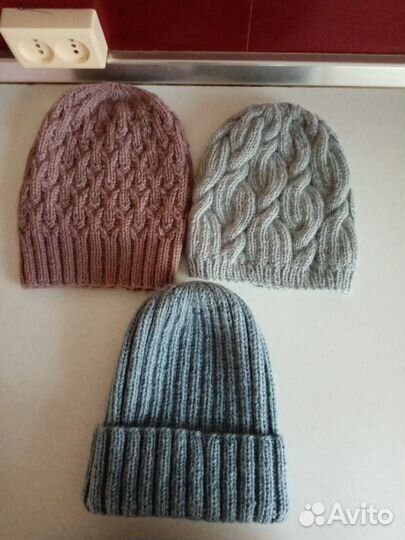 Шапочки, береты, шарфы, снуды, манишки вязаные