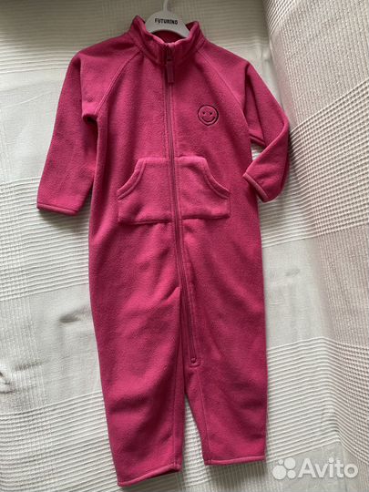 Флисовый комбинезон 80 86 92 на девочку