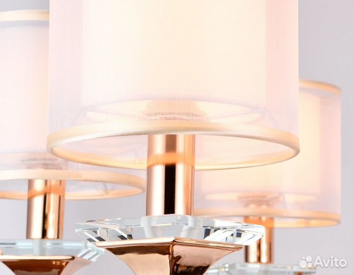 Подвесная люстра с хрусталем Ambrella light TR4535