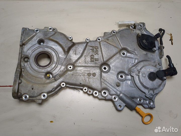 Крышка передняя двс Hyundai Sonata 8 2019, 2020