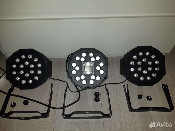 Набор светомузыки RGB + стробоскоп