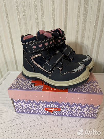 Ботинки теплые для девочки 28 размер
