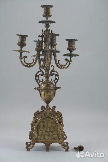 Подсвечник бронза антиквариат
