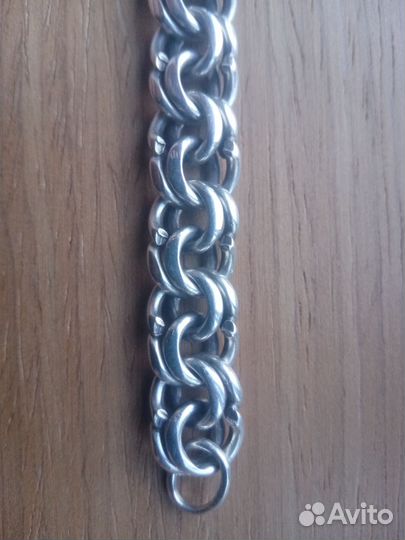 Серебряный браслет мужской 925