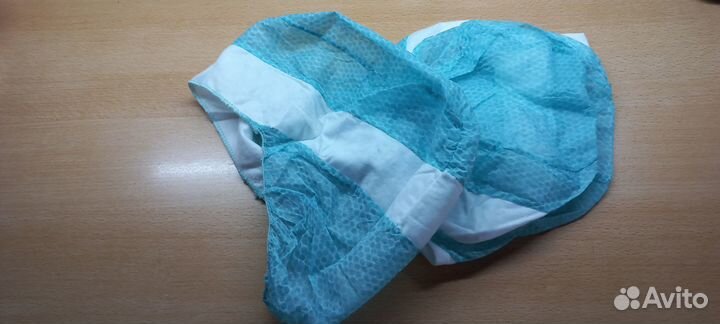 Медицинский халат бу,шапочки новые