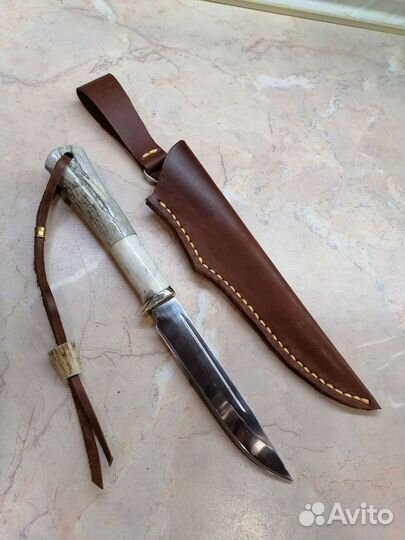 Нож охотничий шкуродёр ручной работы