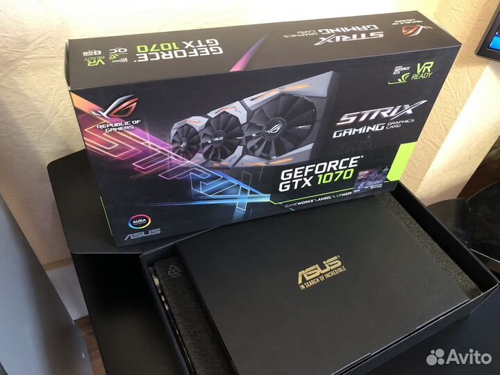 Видеокарта Asus GeForce GTX 1070 strix OC