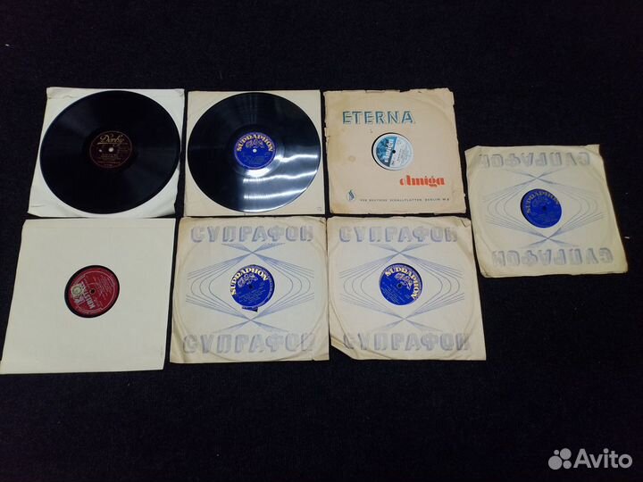 Граммофонные - 78 оборотов, импортные