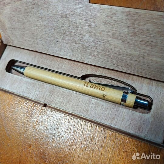 Ручка деревянная с гравировкой