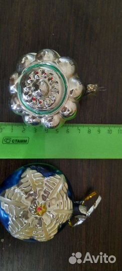 Елочные игрушки стекло