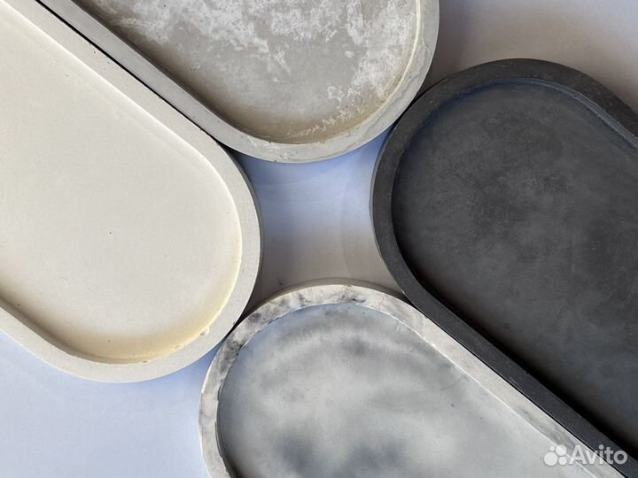 Поднос из бетона