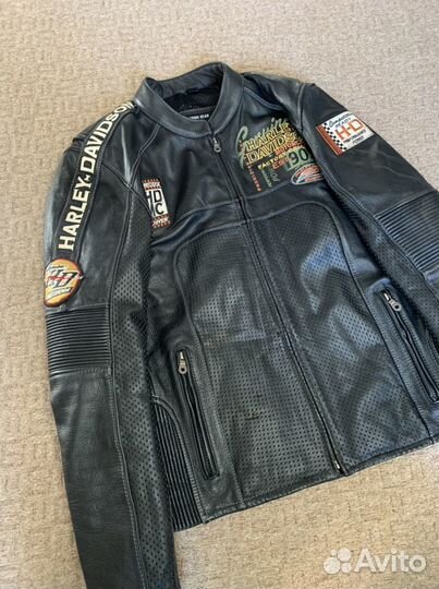 Мотокуртка кожаная мужская Harley Davidson