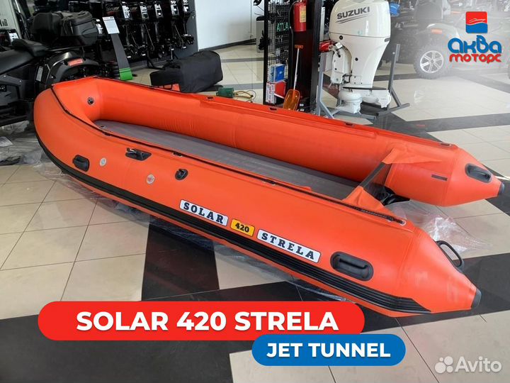 Лодка пвх Solar 420 Strela Jet Tunnel