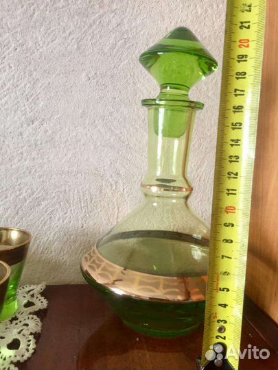 Графин цветное стекло СССР