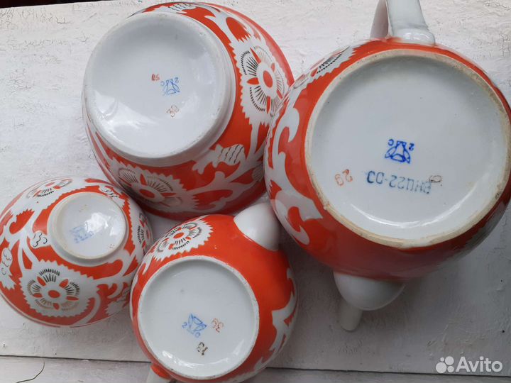 Узбекский чайный сервиз