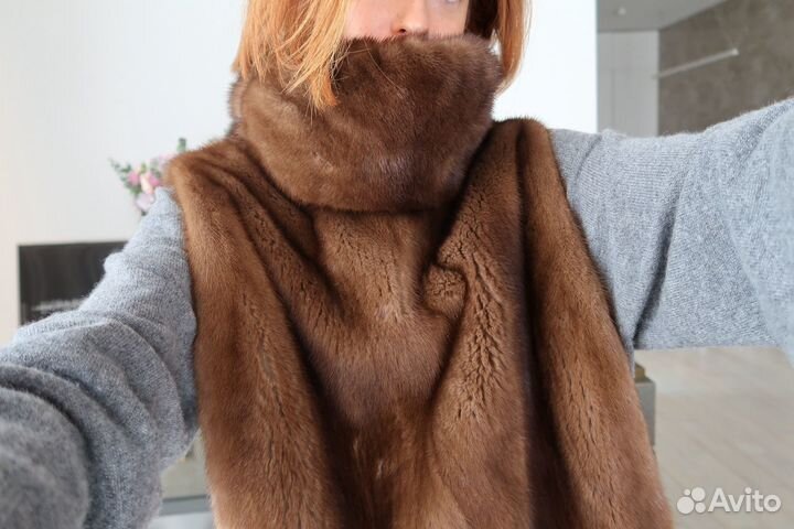 Манишка норковая