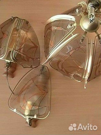 Люстра и 2 бра