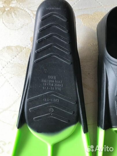 Ласты для плавания детские 31,5 - 33 размер