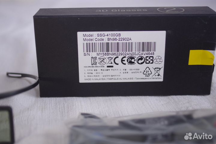 3D очки samsung SSG-4100GB в отличном состоянии