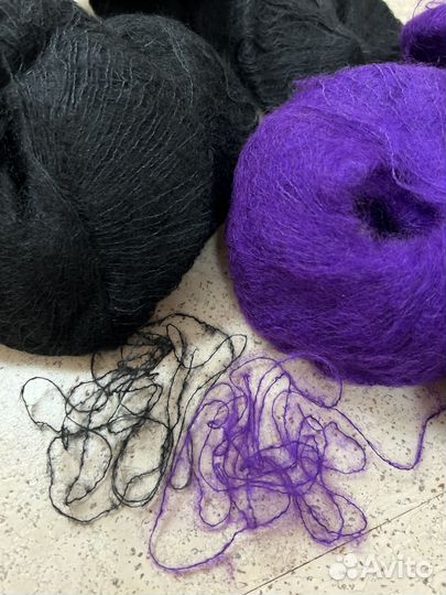 Пряжа кид мохер (сток) италия