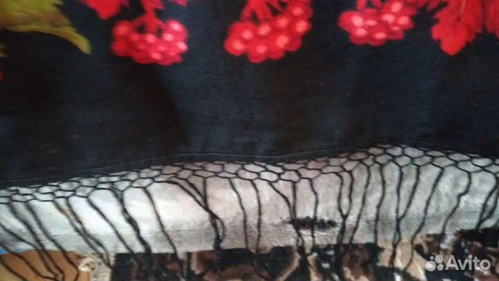 Раритет. СССР. Шаль Шерстяная Павлопосадская