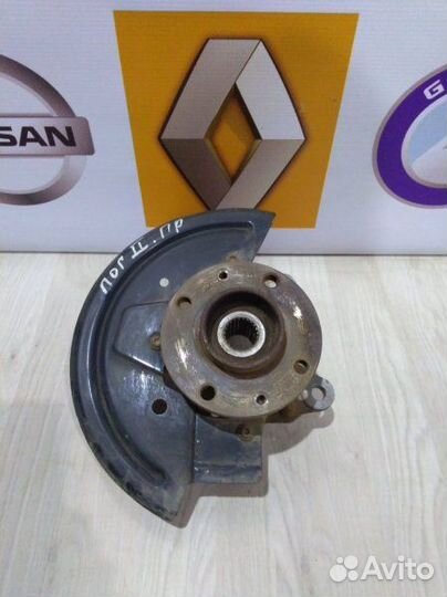 Кулак поворотный Цапфа Ступица в сборе Renault log