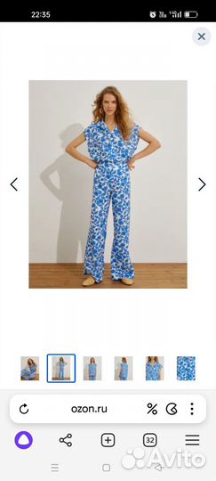 Блузка koton под голубые глаза белая с цветами