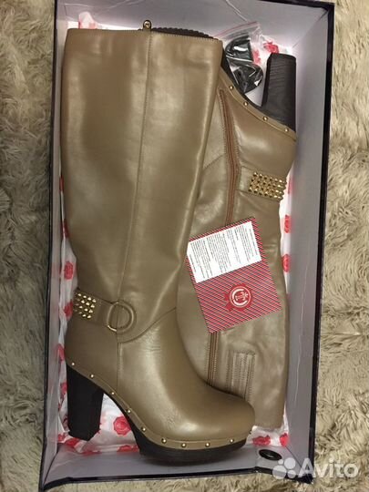 Сапоги натуральная кожа размер 38