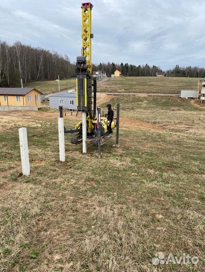 Фундамент на жб сваях