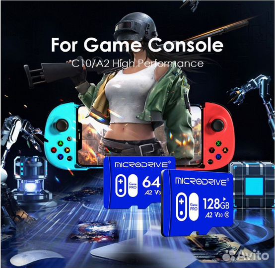 Карта памяти micro sd 128 Бренд 