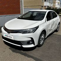 Toyota Corolla 1.6 CVT, 2016, битый, 190 000 км, с пробегом, цена 847 000 руб.