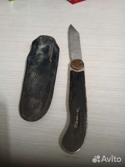 Старинный нож, охота, лисичка