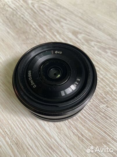 Объектив sony e 20mm f 2.8