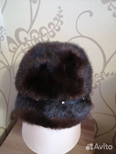 Шапка норковая женская