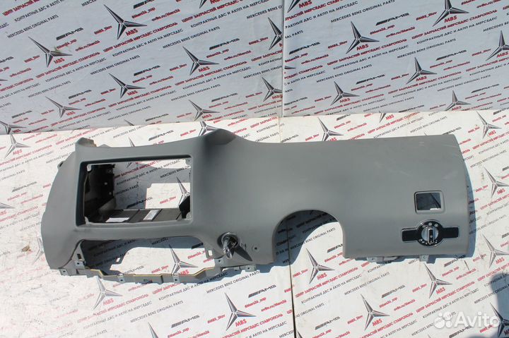 Торпедо нижняя часть серая w221 мерседес