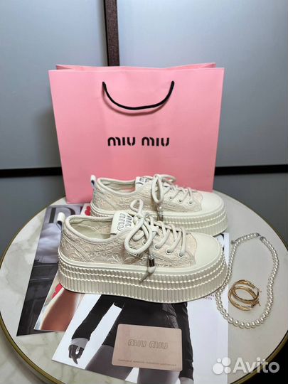 Кроссовки Кеды Miu Miu Размер 36-40