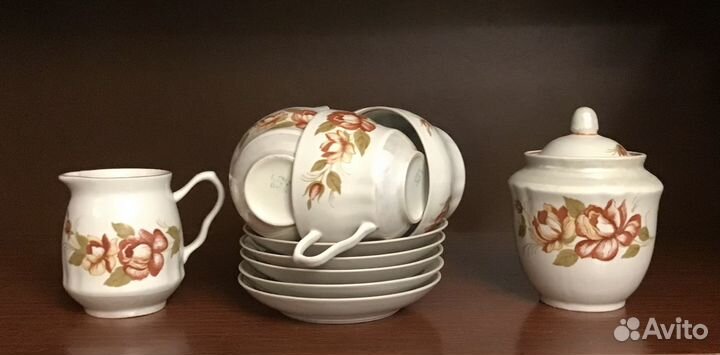 Чайный сервиз фарфор СССР