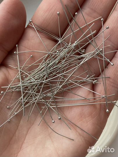 Мягкие пины с шариком 50 мм