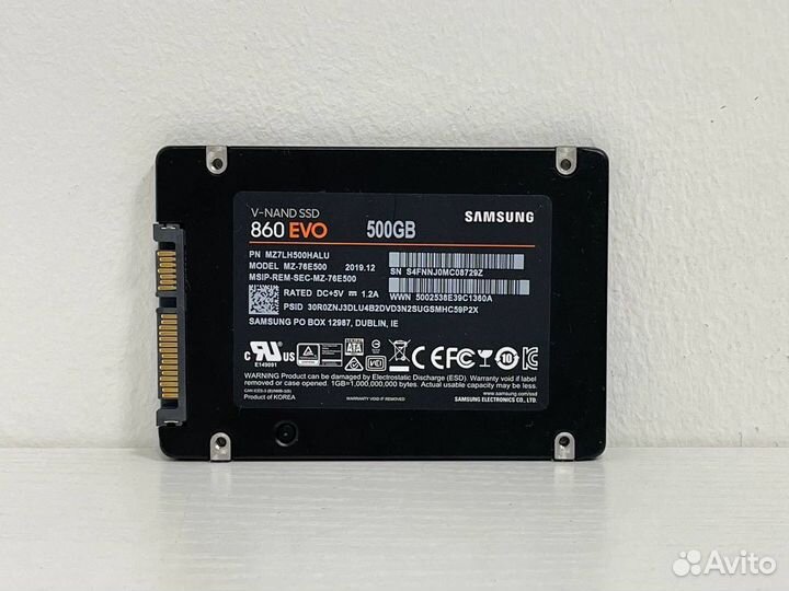 Ssd samsung 860 evo 500gb