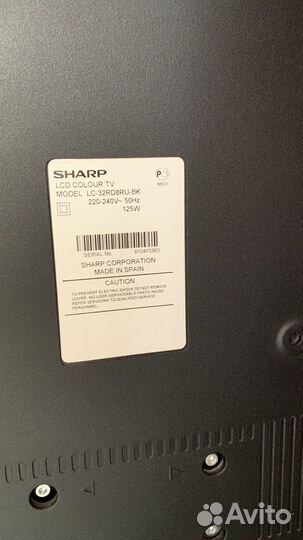 Телевизор sharp aquos LC-32RD8RU-BK 32