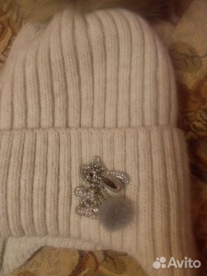 Шапка зимняя на 5-7 лет