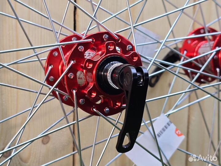 Колёса 26 Ztto Red Silver промы (пара)