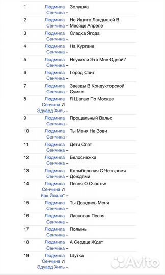 Людмила Сенчина - Золотая Коллекция Ретро CD Rus