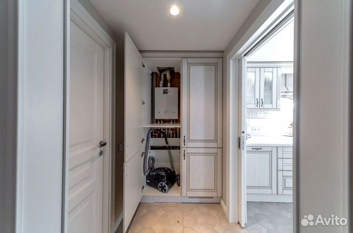 Прямая кухня с мдф фасадами