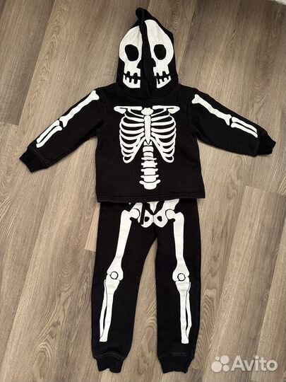 Костюм скелет hm 110-116